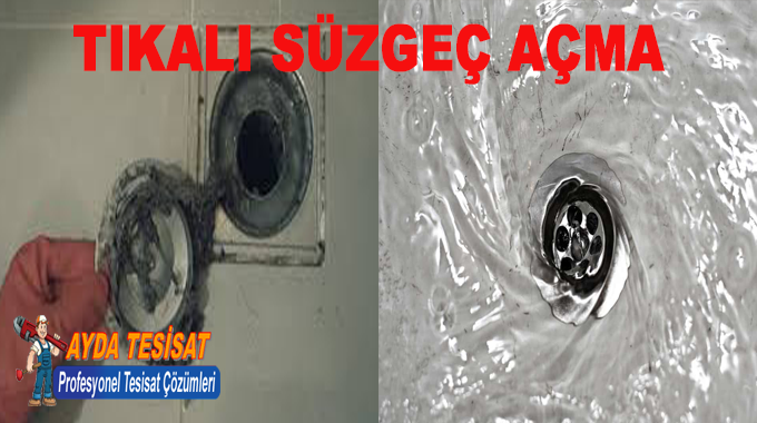 Pursaklar Süzgeç Gideri Açma