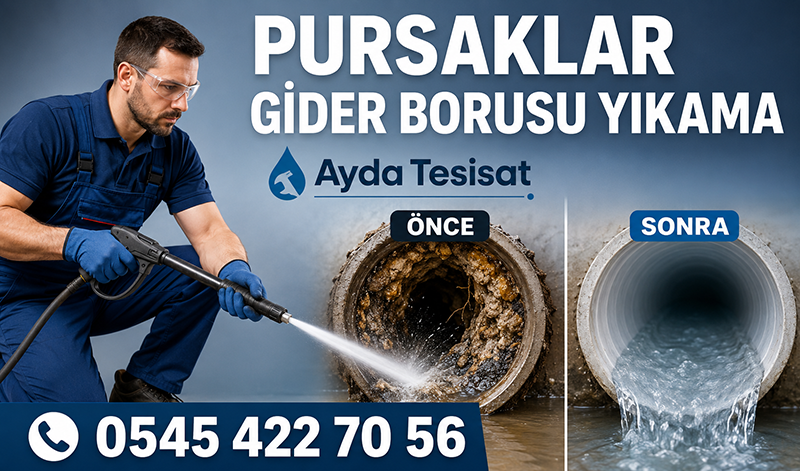 Pursaklar’da Gider Borusu Yıkama Neden Gereklidir