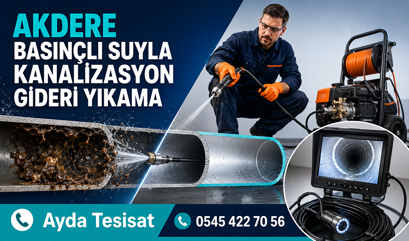 Rögar Temizliği ve Kanal Hattının Birlikte Yıkanması