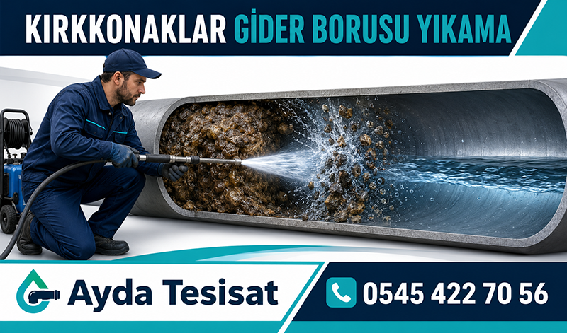 Rögar Yıkama ve Biriken Atıkların Uzaklaştırılması