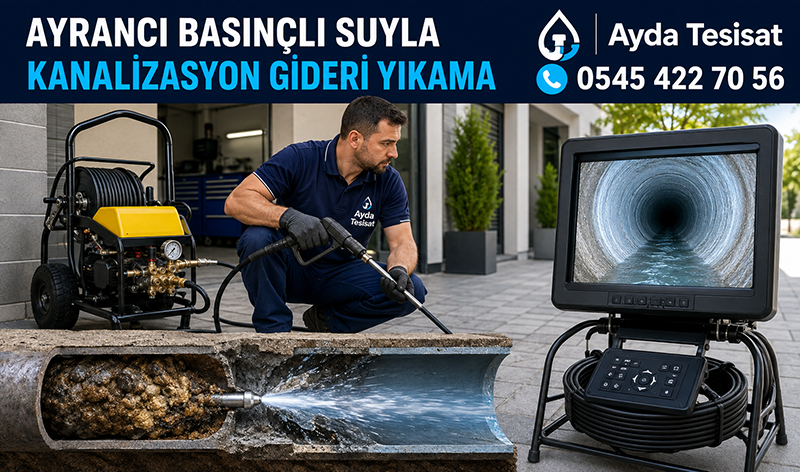 Rögar ve Bina Çıkışı Kanal Temizliği