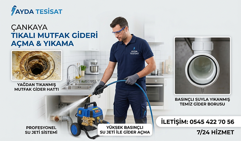 Robotlu Bina Mutfak Gideri Açma
