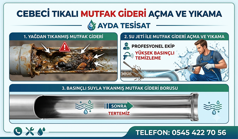 Robotlu Bina Mutfak Gideri Açma