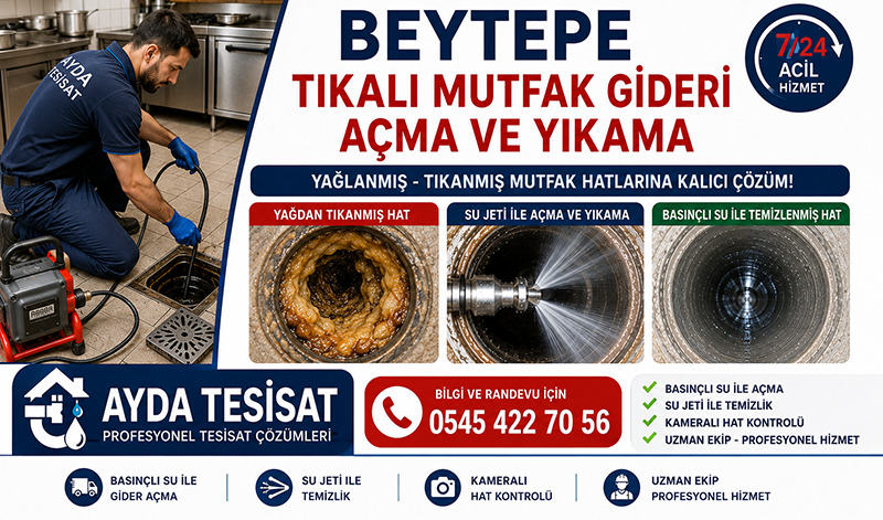 Robotlu Bina Mutfak Gideri Açma