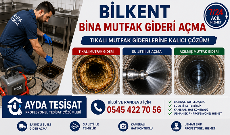 Robotlu Bina Mutfak Gideri Açma