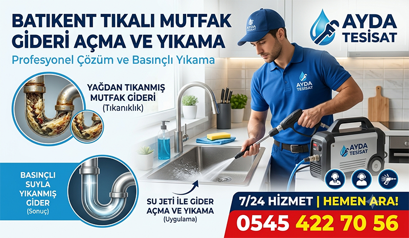 Robotlu Bina Mutfak Gideri Açma