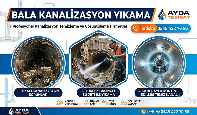 Robotlu Pimaş Yıkama ve Gider Açma