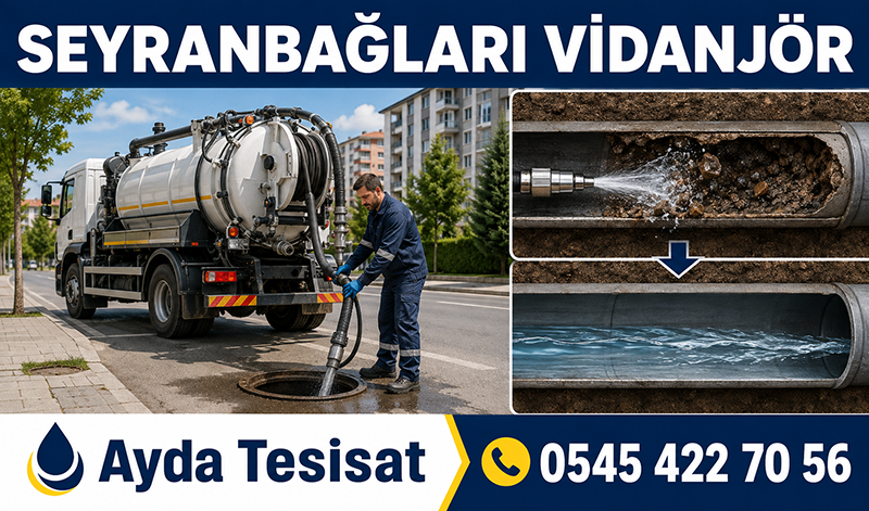 Seyranbağları Gider Borusu Açma Hizmeti