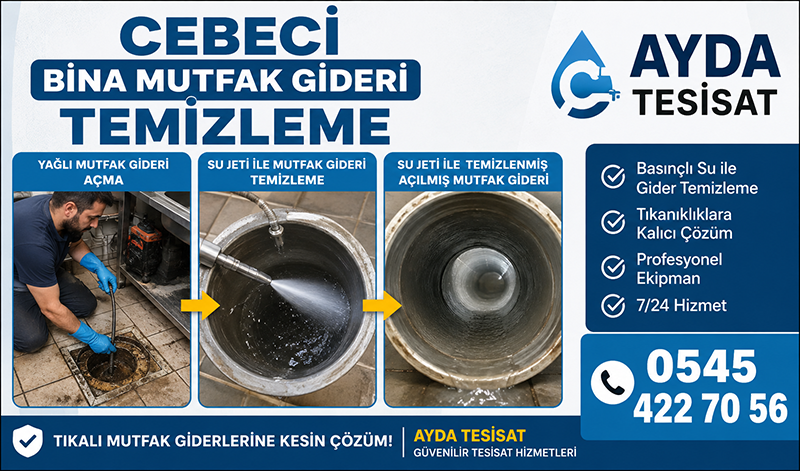 Su Jeti ile Bina Mutfak Gideri Açma