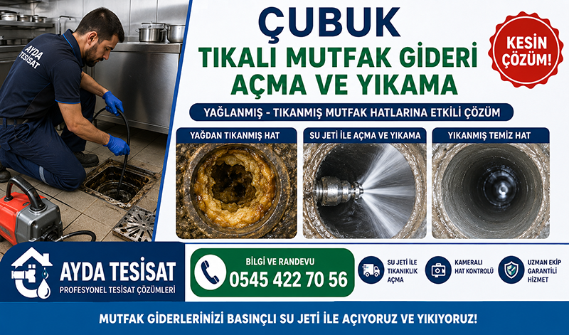Su Jeti ile Bina Mutfak Gideri Açma