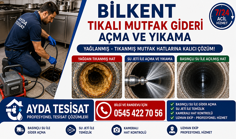 Su Jeti ile Bina Mutfak Gideri Açma