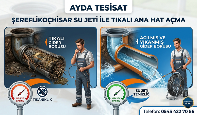 Su Jeti ile Tıkalı Boru Açma Yöntemleri