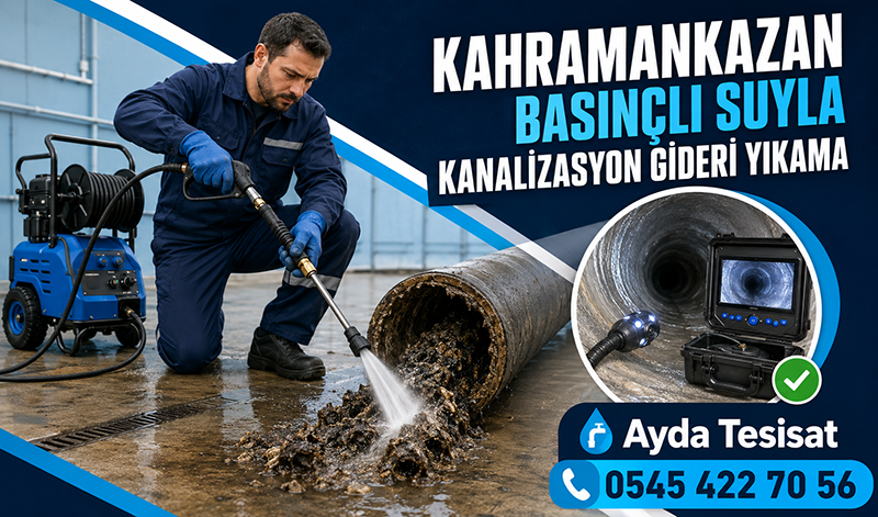 Su Jeti ile Tıkanıklık Açma Sürecinde Kontrollü İlerleme