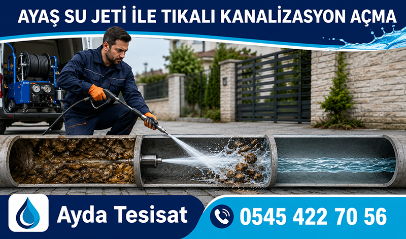 Su Jeti ile Yağ ve Tortu Tabakalarının Sökülmesi