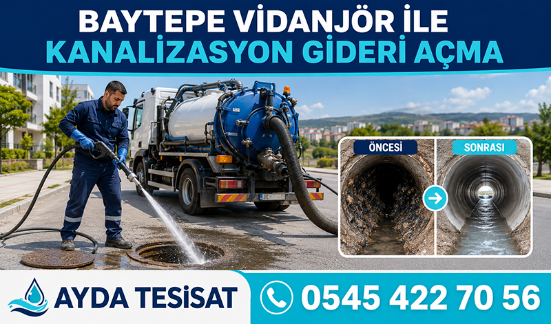 Tıkalı Bina Gider Borusu Açma