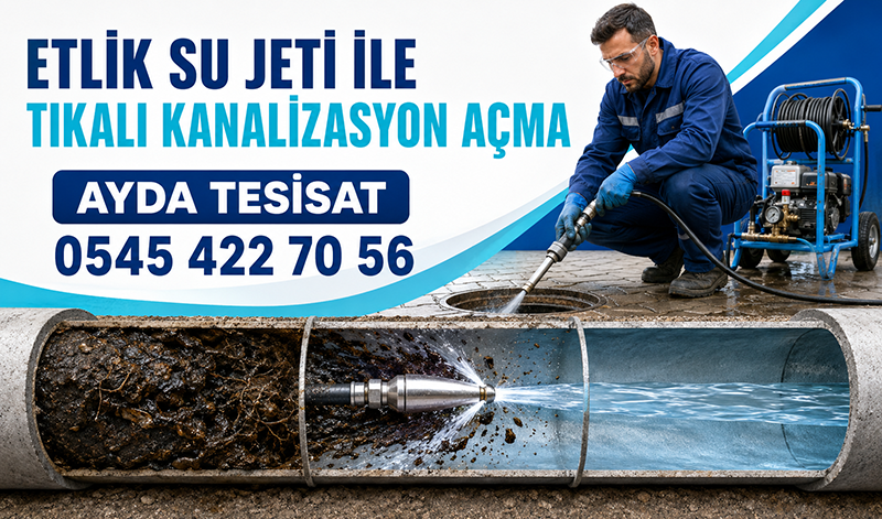 Tıkalı Kanalizasyon Temizleme Ve Görüntüleme