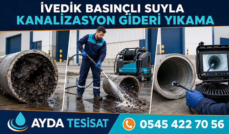 Tıkalı Kanalizasyon Temizleme
