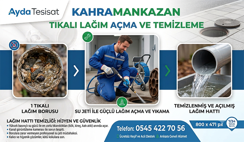 Tıkalı Lağım Temizleme