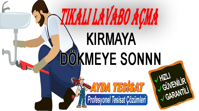 Yenimahalle tıkalı lavabo açma