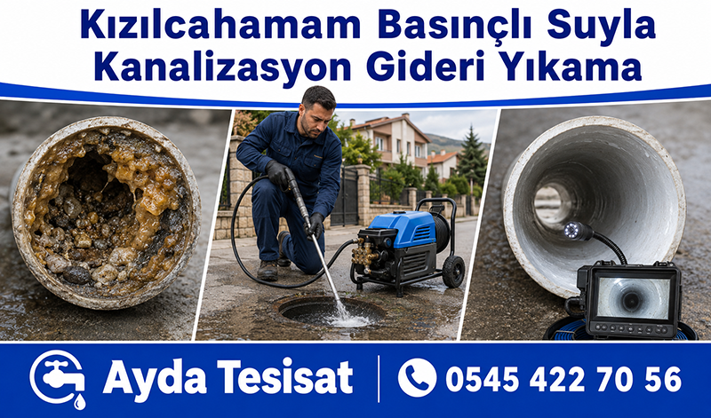 Vidanjör Destekli Kanal Temizleme