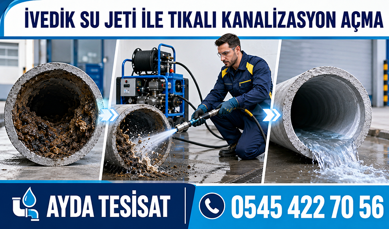 Vidanjör Destekli Kanalizasyon Temizliği