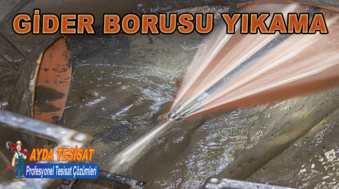 Vidanjör ile Ana Hat Yıkama