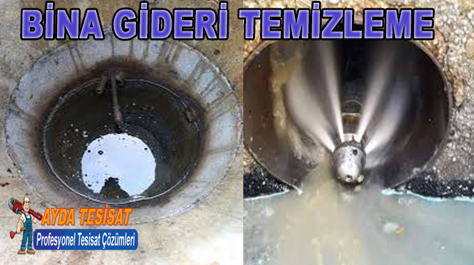 Vidanjör ile Bina Gideri Temizleme