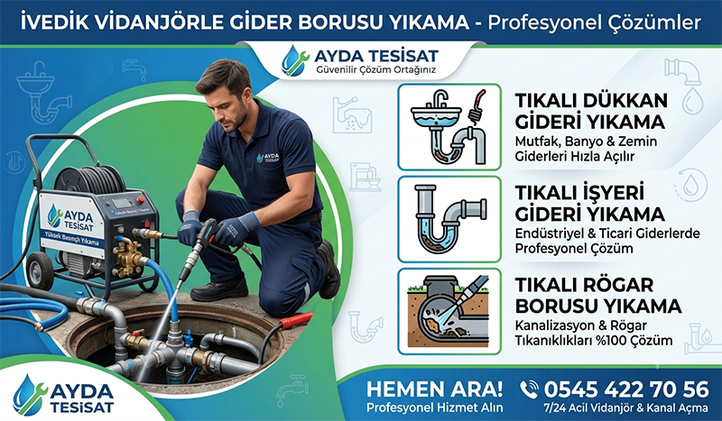 Vidanjör ile Fabrika Gideri Temizleme