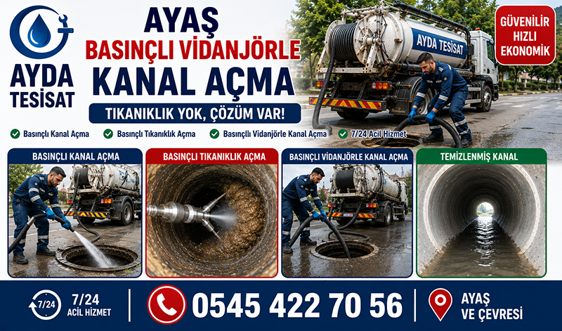 Vidanjör ile Kanal Açma