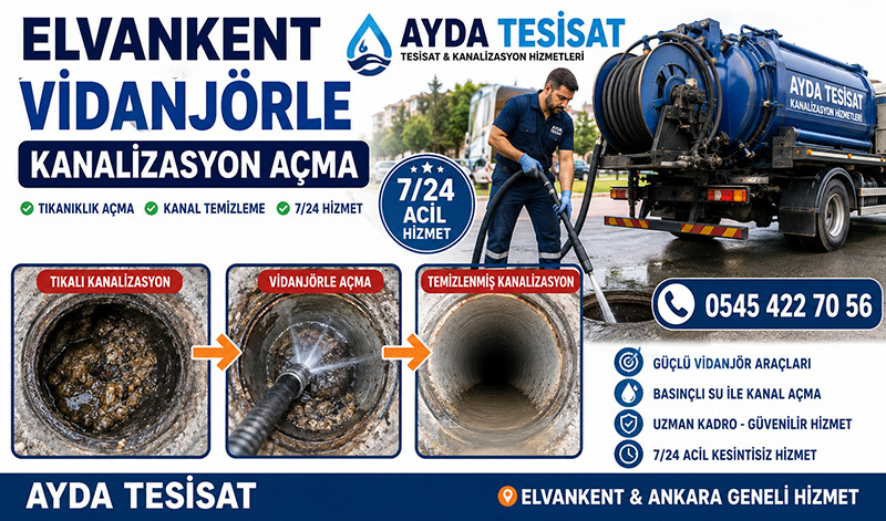 Vidanjör ile Kanal Açma