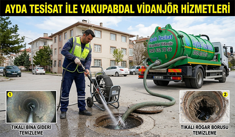 Vidanjör ile Kanal Bakım Hizmeti