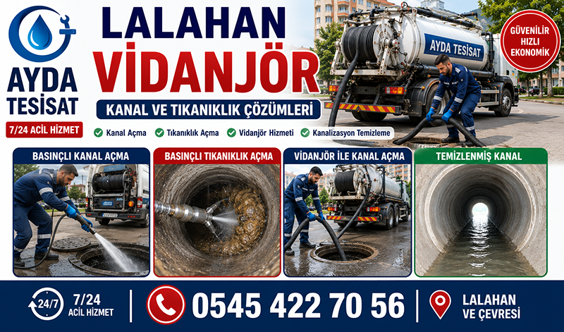 Vidanjör ile Kanal Temizleme