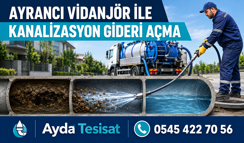 Vidanjörle Tıkanıklık Açma Nasıl Yapılır