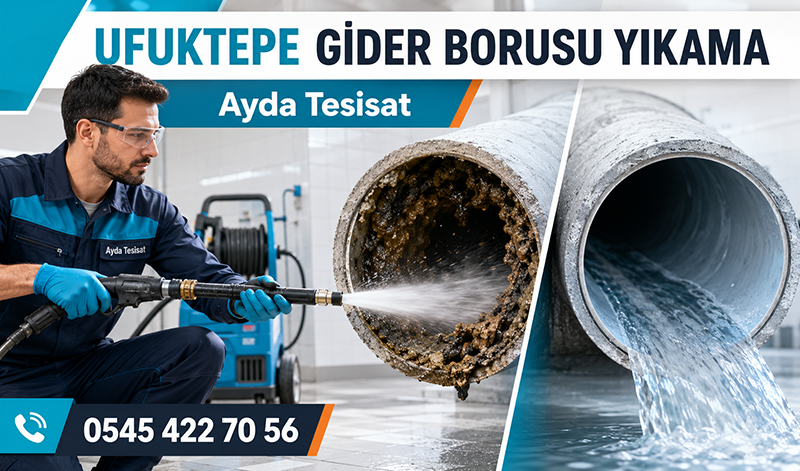 Yağlı Mutfak Gideri Yıkama