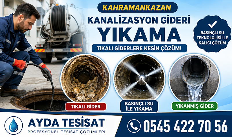 Yağlanmış Gider Yıkama
