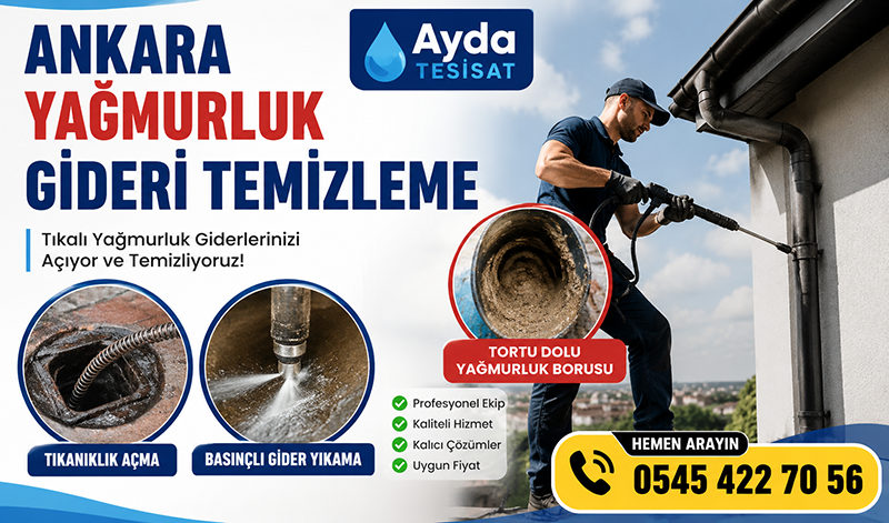 Yağmurluk Gideri Kanal Temizliği ve Yıkama