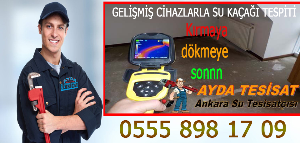 Yenimahalle su kaçak tespiti