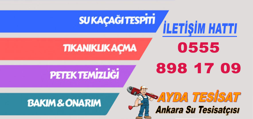 Balgat su tesisat tamir onarım