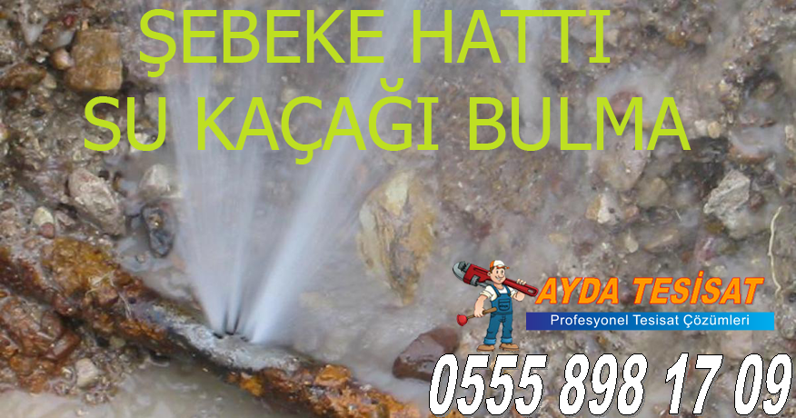 şebeke su kaçak tespiti