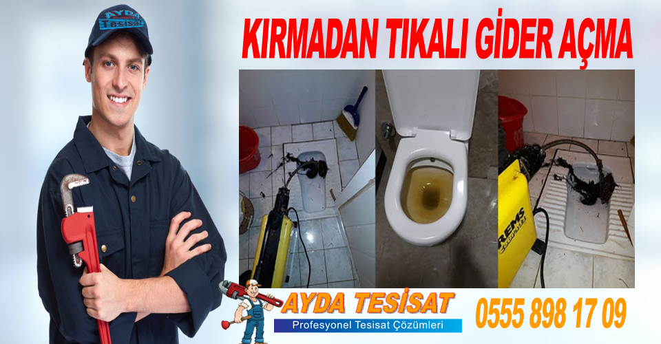 Eryaman tıkalı gider açma