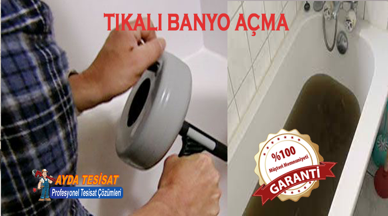 oran banyo gider tıkanıklığı açma