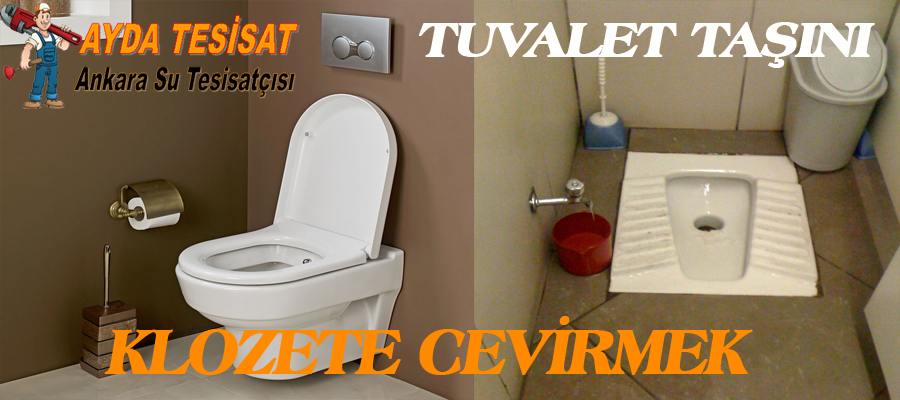 TUVALET TAŞINI KLOZET YAPMAK