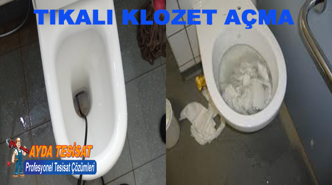 Abidinpaşa Tıkalı Klozet Açma