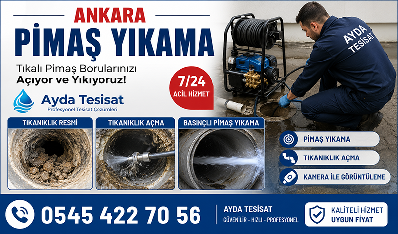Ankara Pimaş Yıkama