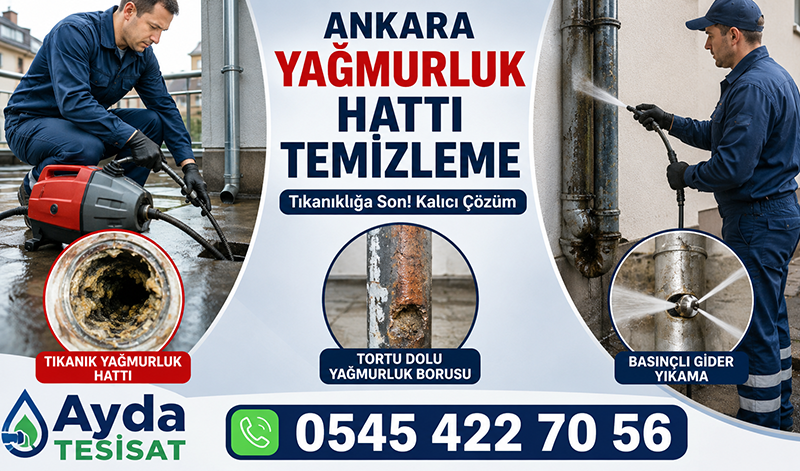 Ankara Yağmurluk Gideri Yıkama
