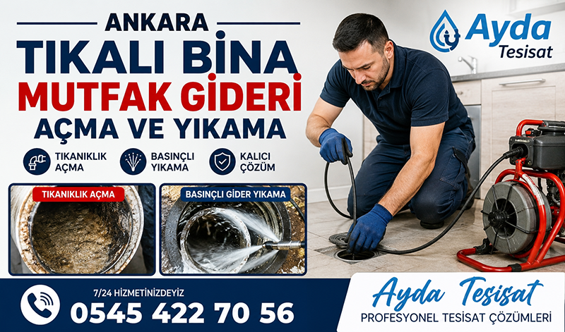 Ankara  Bina Mutfak Gideri AÇMA 