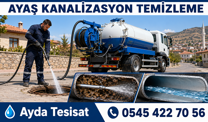 Ayaş Kanalizasyon Temizleme