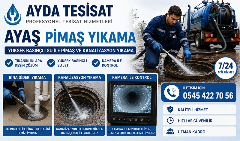 Ayaş Pimaş Yıkama