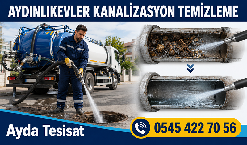 Aydınlıkevler Kanalizasyon Temizleme