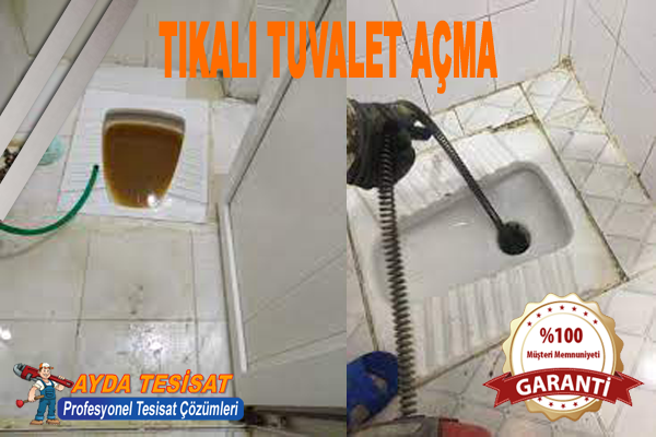 Ayrancı Tıkalı Tuvalet Açma